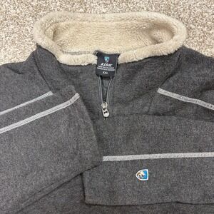 KÜHL Mens Europa 1/4 Zip Fleece Pullover Sherpa 2XL